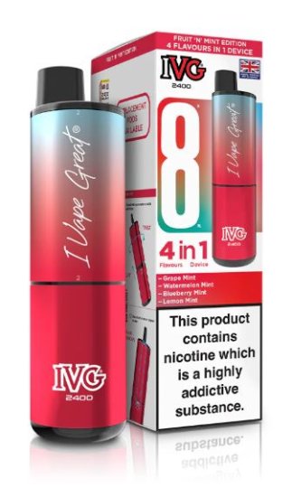 IVG 4IN1 KIT FRUIT N MINT EDIT - 20ML (image for) IVG 4IN1 KIT FRUIT N MINT EDIT - 20ML