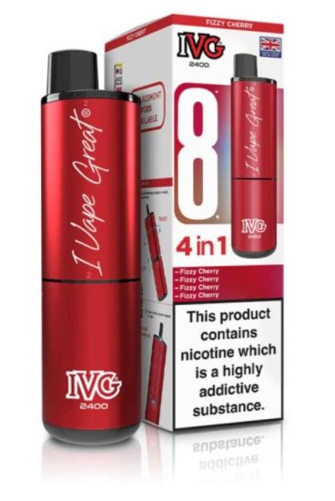 IVG 4IN1 KIT CHERRY EDITION - 20ML (image for) IVG 4IN1 KIT CHERRY EDITION - 20ML