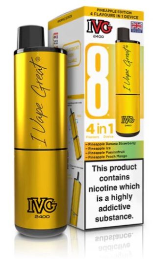 IVG 4IN1 KIT PINEAPPLE EDITION - 20ML (image for) IVG 4IN1 KIT PINEAPPLE EDITION - 20ML