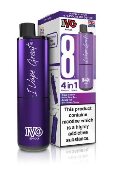 (image for) IVG 4IN1 KIT PURPLE EDITION - 20ML