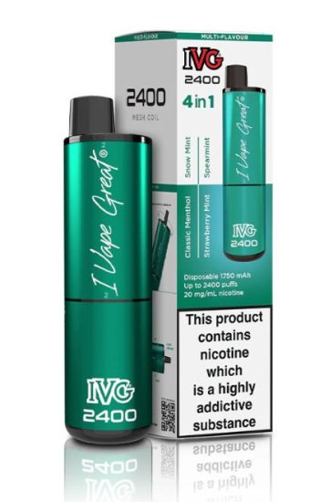 IVG 4IN1 KIT MINT EDITION - 20ML (image for) IVG 4IN1 KIT MINT EDITION - 20ML
