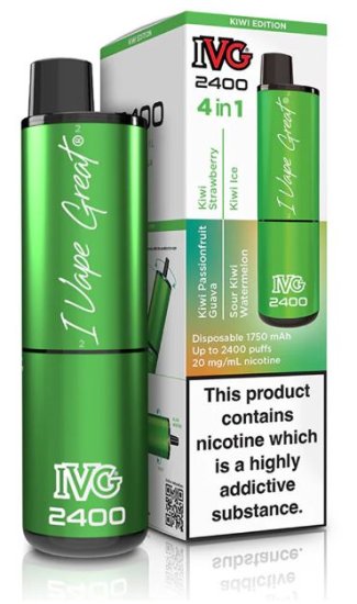 IVG 4IN1 KIT KIWI EDITION - 20ML (image for) IVG 4IN1 KIT KIWI EDITION - 20ML