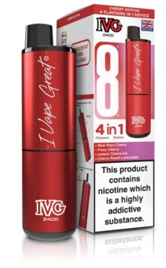 IVG 4IN1 POD CHERRY EDITION - STD (image for) IVG 4IN1 POD CHERRY EDITION - STD
