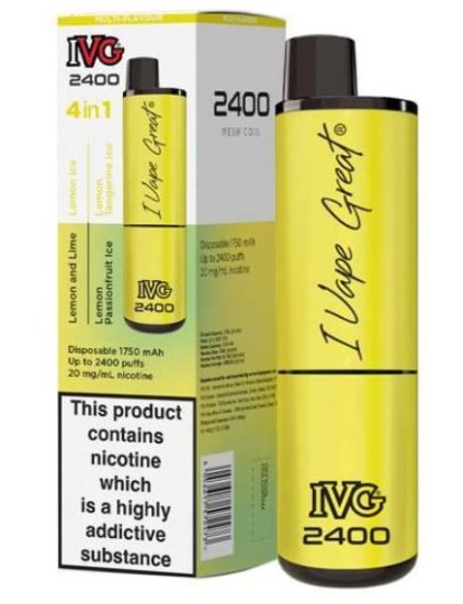 IVG 4IN1 POD LEMON EDITION - STD (image for) IVG 4IN1 POD LEMON EDITION - STD