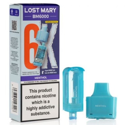 (image for) LOSTMARY BM6000 POD MENTHOL