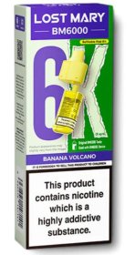 (image for) LOSTMARY BM6000 POD BANANA VOL - 20ML