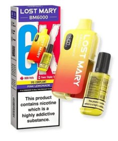 (image for) LOSTMARY BM6000 POD PINK LEMO - 20ML