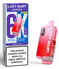 (image for) LOSTMARY BM6000 POD JUICY PEAC - 20ML