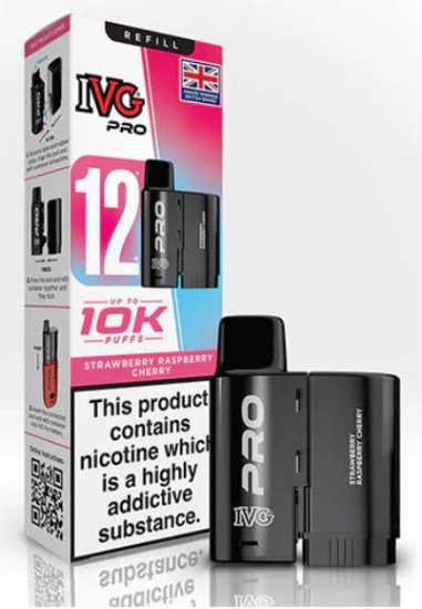 (image for) IVG PRO POD STAW RASP CHERY - 20ML 