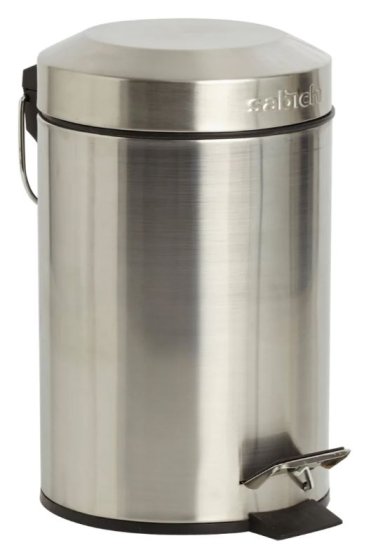 (image for) SABICHI S/STEEL PEDAL BIN - 3L