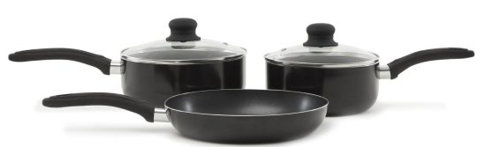 (image for) SABICHI SAUCEPAN FRYING PAN - 3PC