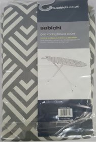 (image for) SABICHI GEO IRONING BOARDCOVER - 120X38