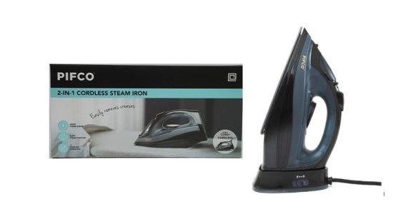 (image for) PIFCO 2IN1 CORDLESS STEAM IRON - 2400W