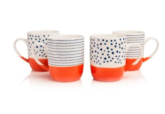 (image for) SABICHI MUG SET TANGERINE - 4S