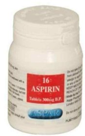 (image for) ASPIRIN TABLETS TUBS - 16S