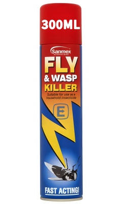 (image for) SANMEX FLY & WASP KILLER SPRAY - 300ML