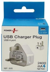 (image for) POWER+ USB CHARGER PLUG - 2.4A