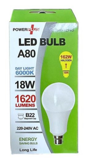 (image for) POWER+ LED BULB A80/18W B22D/L - 1620LU 
