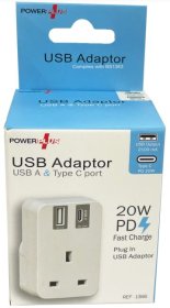 (image for) POWER+ USB ADAP/TYPE C WHITE - 20W