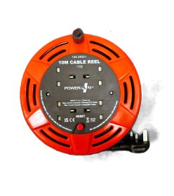 (image for) POWER+ EXTEN SOCKET REEL 4 WAY - 10M