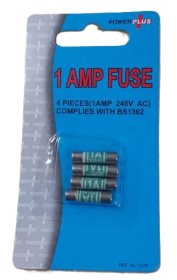 (image for) POWER+ FUSES CARDED 1AMP - 4S