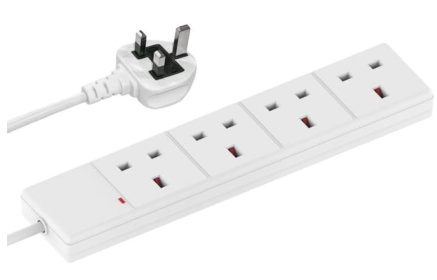 (image for) POWER PLUS 4 WAY EXTENSION LEAD - 5M