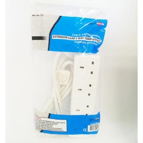 (image for) POWER+ 4 WAY EXTENSION LEAD - 2M
