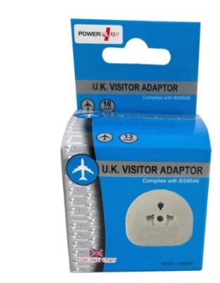 (image for) POWER+ ADAPTOR UK VISITOR