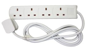(image for) POWER+ 4 WAY EXTENSION LEAD - 10M