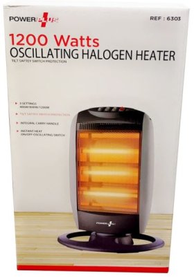 (image for) POWER+ HALOGEN FAN HEATER - 1200W