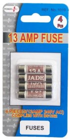 (image for) POWER+ FUSES CARDED 13AMP - 4S