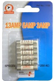 (image for) POWER+ FUSES ASSORTD 13/5/3AMP - 6S