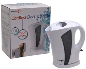(image for) POWER+ KETTLE CORDLESS WHITE - 1.7L