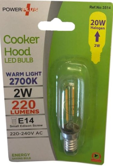 (image for) POWER+ COOK HOOD LED BULB E14 - 2W