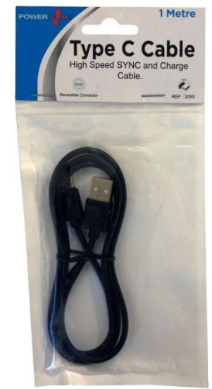 (image for) POWER+ TYPE C CABLE USB - 1.2M