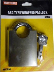 (image for) POWER+ARC TYPE WRAPPED PADLOCK - 60MM