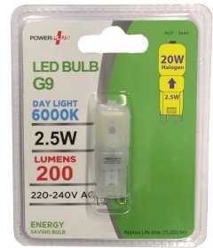 (image for) POWER+ LED BULB G9 220-240VAC - 2.5W