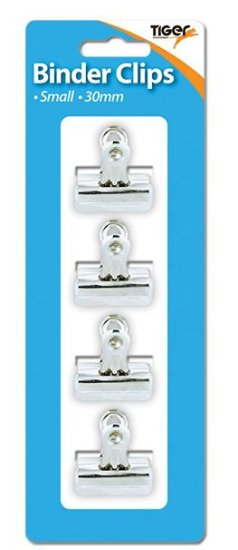 (image for) TIGER BINDER CLIPS 30MM 4S - SMALL