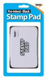 (image for) TIGER STAMP PAD BLACK PRE-INK - STD