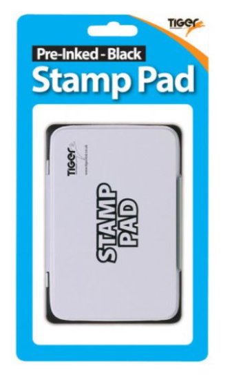 (image for) TIGER STAMP PAD BLACK PRE-INK - STD