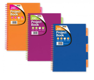 (image for) Tiger Project Book+ Neon 100 Sheets - A4/200Pages