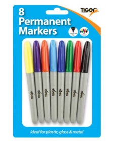 TIGER PERMANENT MARKER AST - 8S (image for) TIGER PERMANENT MARKER AST - 8S