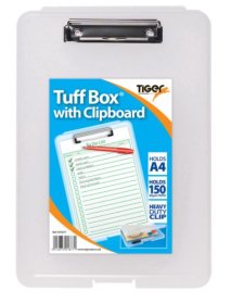 (image for) TIGER TUFF BOX WITH CLIPBOARD - A4