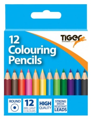 (image for) TIGER COLOURING PENCILS
