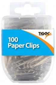 (image for) Tiger Paper Clips Steel- 100S