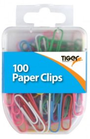 (image for) Tiger Paper Clips Assorted- 100S