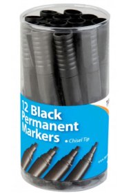 (image for) TIGER PERMANENT MARKER TUB BLK - STD 