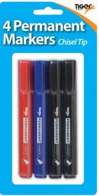 (image for) TIGER PERMANENT MARKERS CHISEL