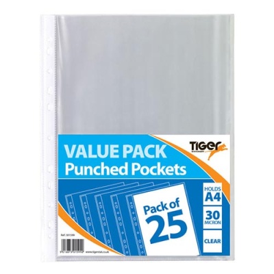 (image for) TIGER PUNCHED POCKETS CLEAR