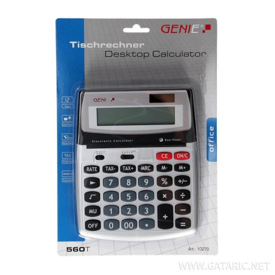 (image for) GENIE DESKTOP CALCULATOR - 560T